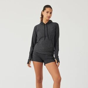 Outdoor Voices / CloudKnit Hoodie in Charcoal